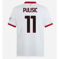 Camisa de Futebol AC Milan Christian Pulisic #11 Equipamento Secundário 2024-25 Manga Curta